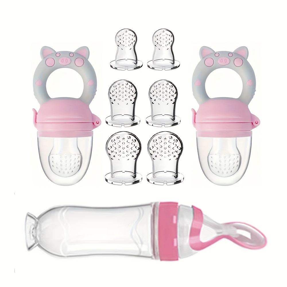 Baby Food Utensil - Couverts d'alimentation 9 pièces: 1 biberon