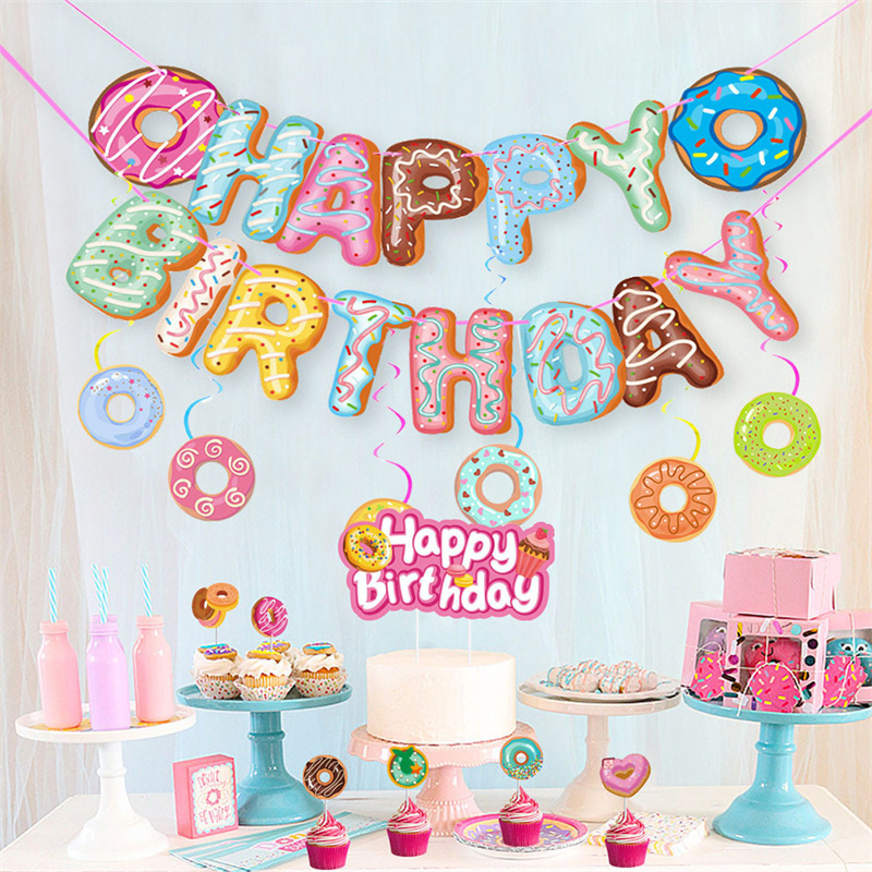 Bannière Joyeux Anniversaire D - Baby Food Dessert avis et prix