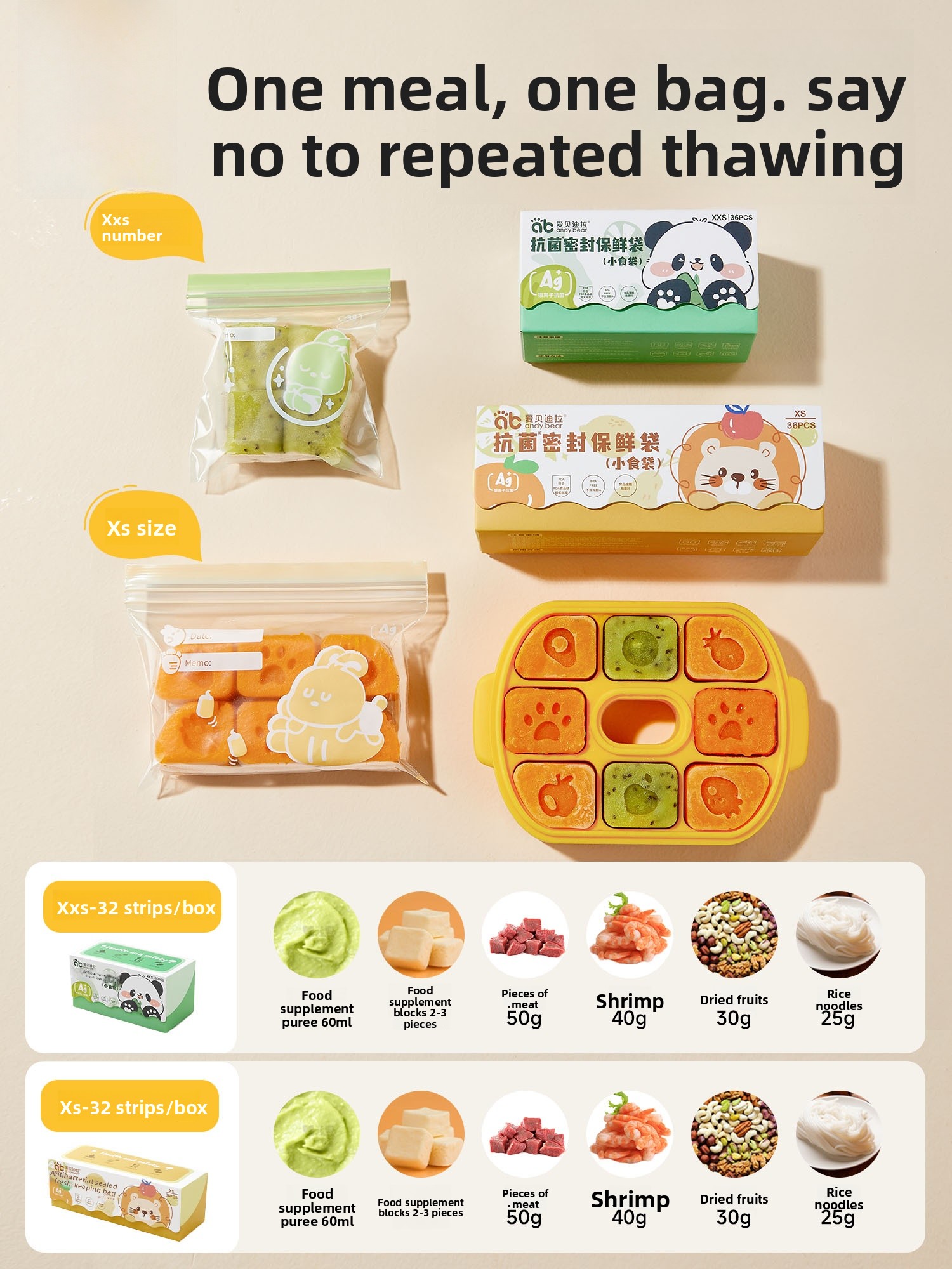 Sac de Conservation Scellé de  - Baby Food Storage avis et prix