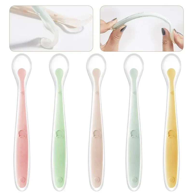 Cuillère en Silicone souple po - Baby Food Utensil avis et prix