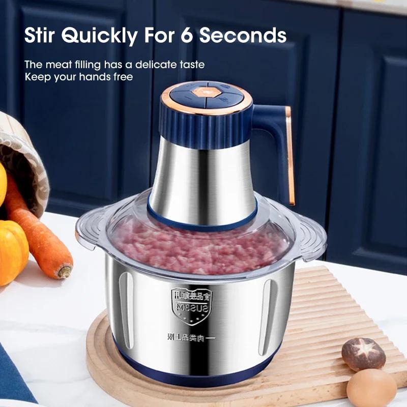 Hachoir Électrique 5L en Acier - Baby Food Ingredients avis et prix
